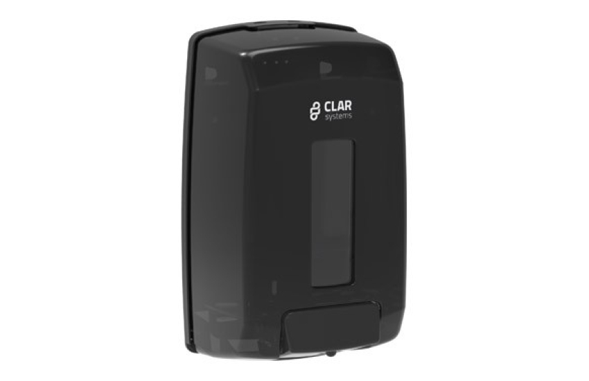 DISTRIBUTEUR DE SAVON RECHARGEABLE GEL ABS 1,1L NOIR FUMÉE I-NOVA