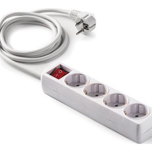BASE MULTIPLE ECO AVEC INTERRUPTEUR BLANC