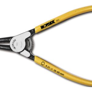 ALICATE PARA ARANDELAS EXTERIORES BOCA CURVA 90º