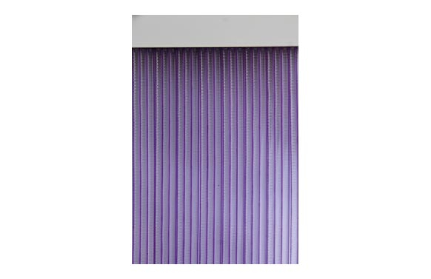 CORTINA DE PUERTA CINTA DUERO-LILA/TRANSPARENTE