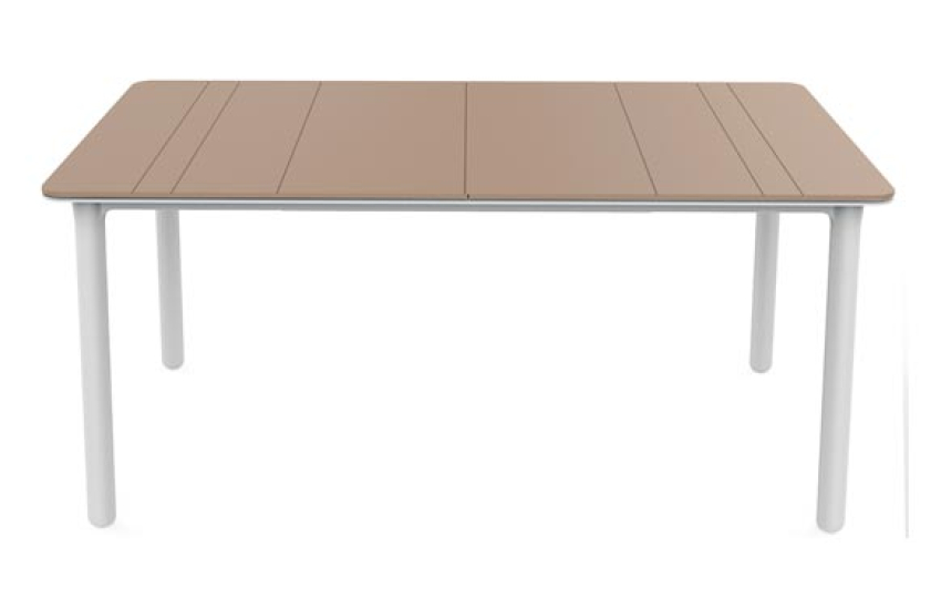 TABLE RECTANGULAIRE NOA SABLE/BLANC TABLE RECTANGULAIRE NOA SABLE/BLANC