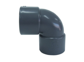 COUDE DE DRAINAGE PVC H-H
