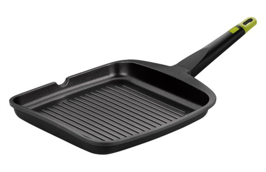 GRILLE FOODIE EN FONTE D'ALUMINIUM AVEC BANDES DE GRILLAGE GRILLE FOODIE EN FONTE D'ALUMINIUM AVEC BANDES DE GRILLAGE