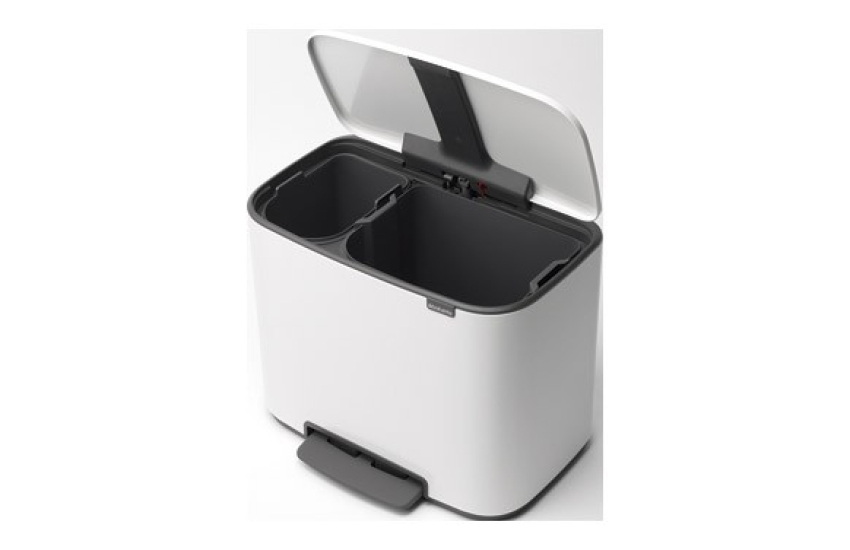 CUBO BO PEDAL BIN BLANCO