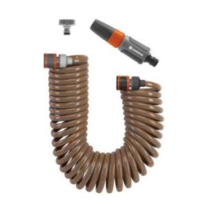 TUYAU FLEXIBLE EN SPIRALE AVEC RACCORDS