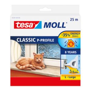 TESAMOLL CAUCHO PERFIL P BLANCO