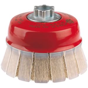 CEPILLO TAZA GUARDA PUA ONDULADA LATONADA M14