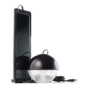 KIT SOLAIRE RECHARGEABLE AVEC LAMPE À 3 LEDS