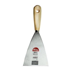 SPATULE À PEINTURE EN ACIER À MANCHE EN BOIS
