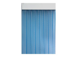 CORTINA DE PUERTA CINTA DUERO-AZUL/TRANSPARENTE