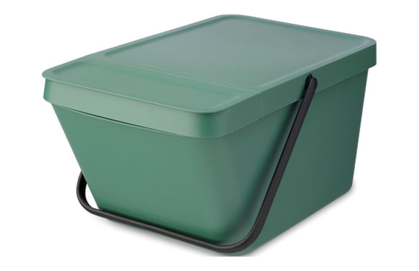 CUBO RECICLAJE SORT & GO APILABLE VERDE ABETO