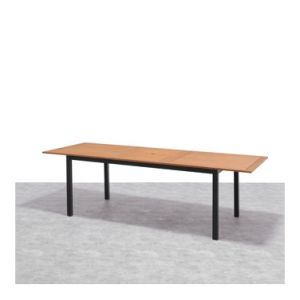 TABLE EN BOIS KINGSBURY EXTENSIBLE EN ALUMINIUM