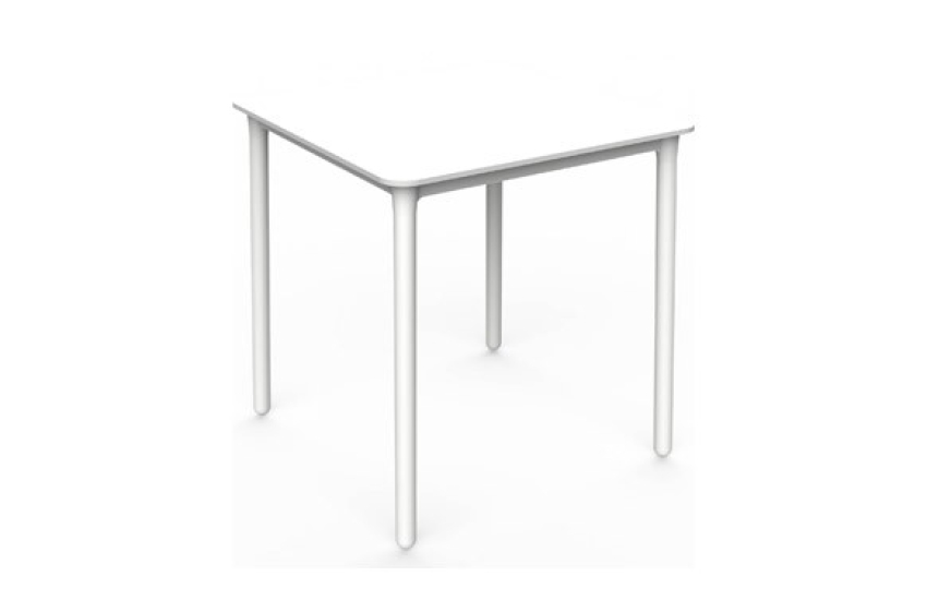 TABLE CARRÉE MARSELLA BLANC