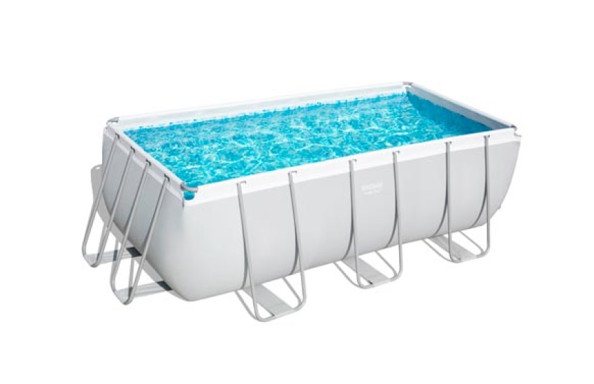 POWER STEEL PISCINE RECTANGULAIRE 8124 L FILTRE À SABLE 3 028 L/H