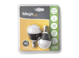 MINI AMPOULE LED SPHÉRIQUE (2UNI)