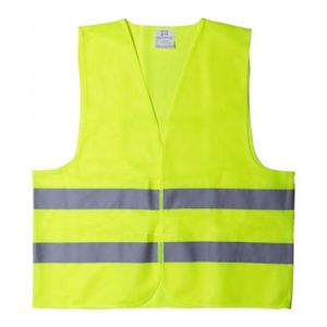 GILET HAUTE VISIBILITÉ JAUNE