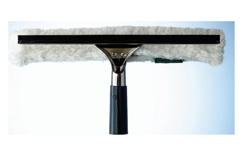 LIMPIACRISTALES MOJADOR INOX CON ADAPTADOR MANGO