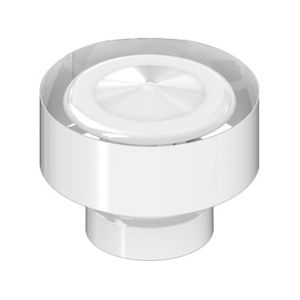 DÉFLECTEUR ANTI-RETOUR ÉTANCHE EN ALUMINIUM BLANC