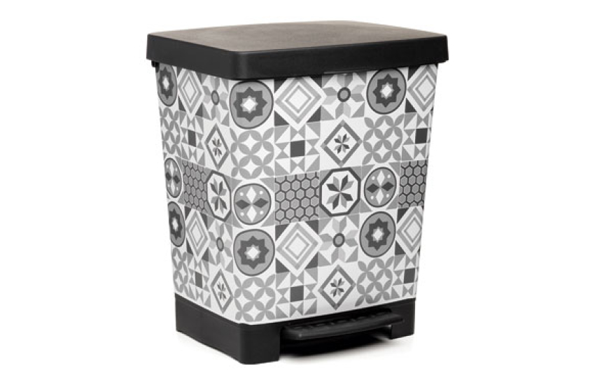 CUBO PEDAL DECORADO CUBIK DECO HYDRAULIC
