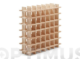 PORTE-BOUTEILLES EN PIN NON VERNI