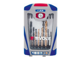 JEU D'EMBOUTS DE PERÇAGE ET DE VISSAGE 23 PIÈCES