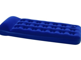LIT GONFLABLE INDIVIDUEL AVEC POMPE À PIED