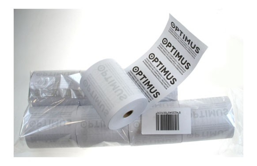 ROLLO PAPEL TICKETS ELECTRA 8 ROLLOS OPTIMUS