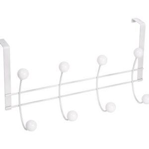 PERCHA SOBREPUERTA BLANCA