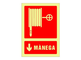 SIGNAL D'INCENDIE PHOTOLUMINESCENT CATALAN