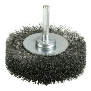 BROSSE CIRCULAIRE À POILS CIRCULAIRES ACIER TANG 6 MM