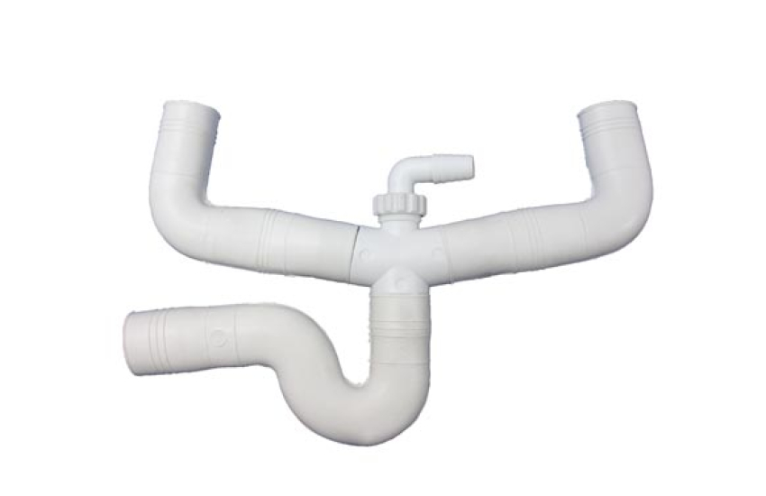 SIFON DOBLE GOMA CON TOMA LAVADORA