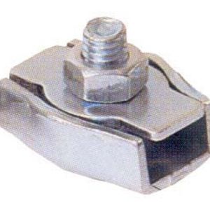 SUJETACABLE PLANO SIMPLE ZINCADO 1 TORNILLO