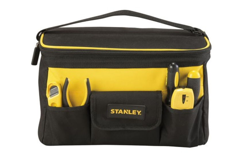 SAC À OUTILS NOIR À DESSUS PLAT SAC À OUTILS NOIR À DESSUS PLAT