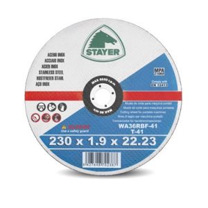 DISQUE DE COUPE STANDARD EN ACIER INOXYDABLE