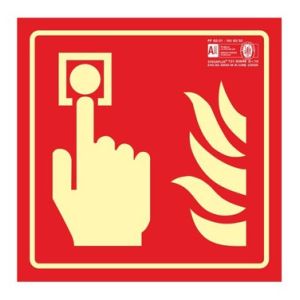SEÑAL FOTOLUMINISCENTE CONTRA INCENDIO SIN TEXTO