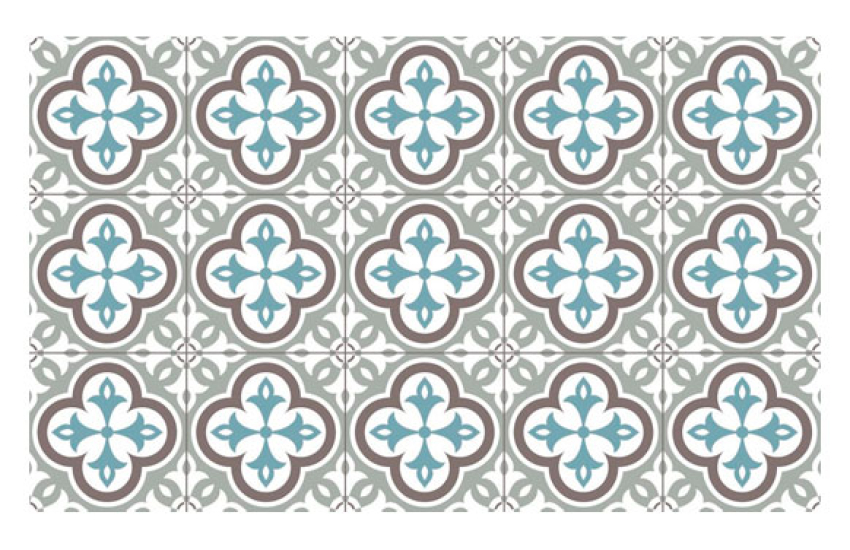 ALFOMBRA VINILICA CROMA 45X75 CM