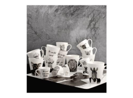 MUG NEW BONE CHINA ANIMALS (DISPLAY)