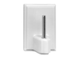 CROCHET ADHÉSIF 1 CROCHET EN PLASTIQUE POUR RIDEAUX EN FILET