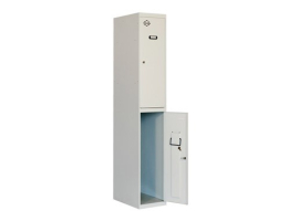 TAQUILLA ROPERO SIMONLOCKER 1 CUERPO / 2 PUERTAS GRIS