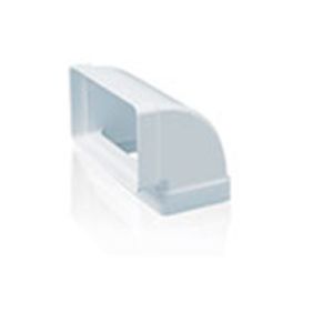 COUDE RECTANGULAIRE VERTICAL 90º TUYAU D'EXTRACTION PVC 90