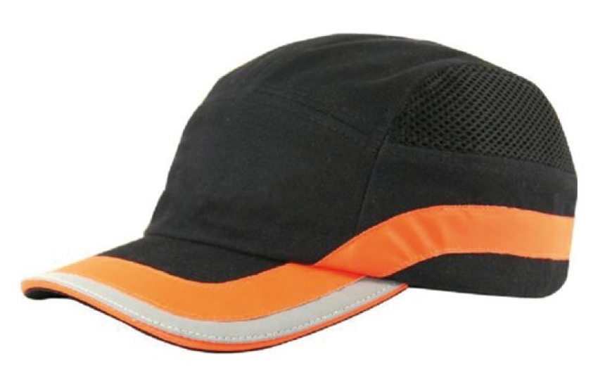 CASQUETTE IMPACT NOIR / ORANGE TAILLE UNIQUE