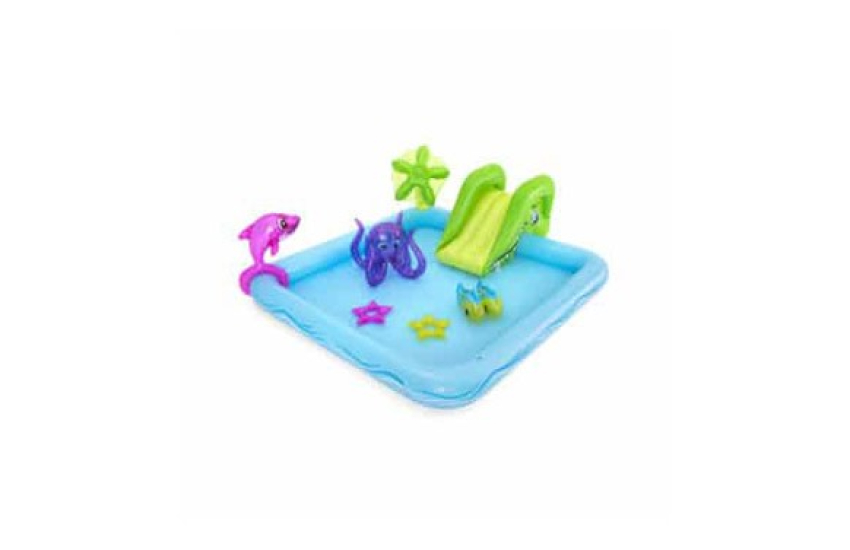 PISCINA ACUARIO CENTRO JUEGOS CON TOBOGAN