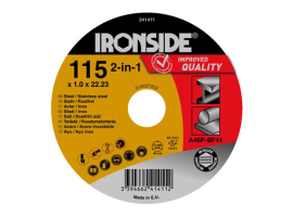 DISQUE DE COUPE EN ACIER/ACIER INOXYDABLE