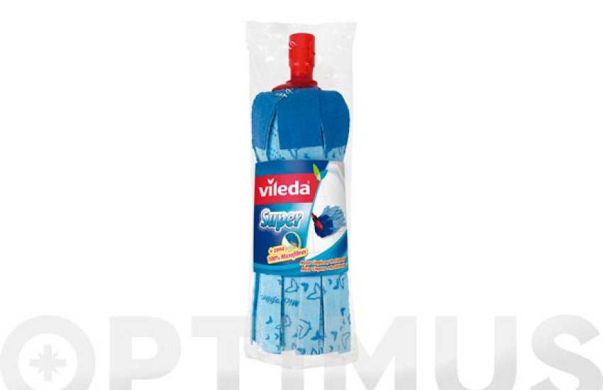 FREGONA TIRAS MICROFIBRA 2EN1 AZUL 