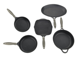 SARTEN ORIGEN GAS/VITRO PLATINUM M/GRIS