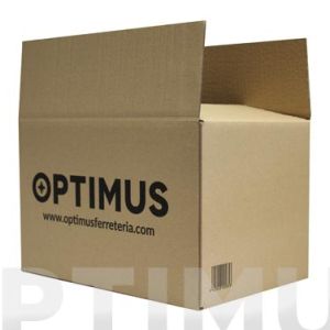 BOÎTE EN CARTON MARRON OPTIMUS