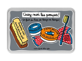 BOÎTE À CHAUSSURES EN MÉTAL AVEC ACCESSOIRES