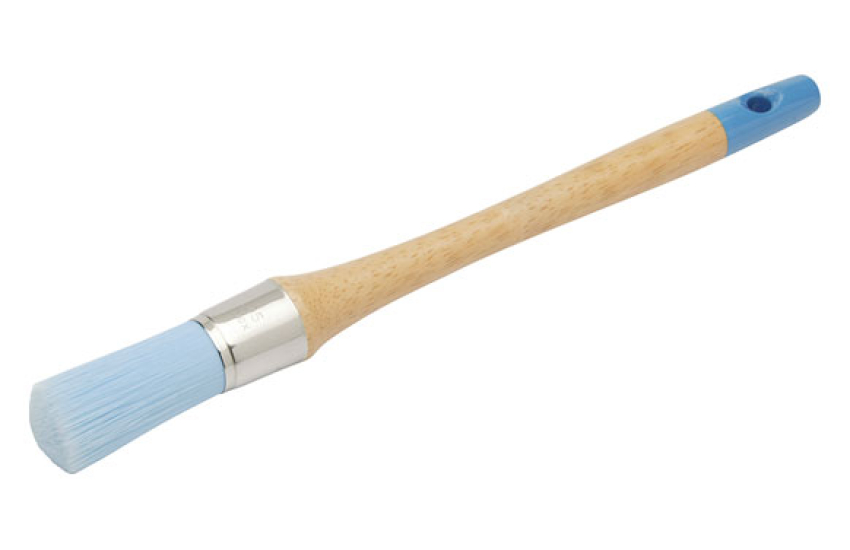 BROSSE EN FIBRE PRESSÉE BLEUE