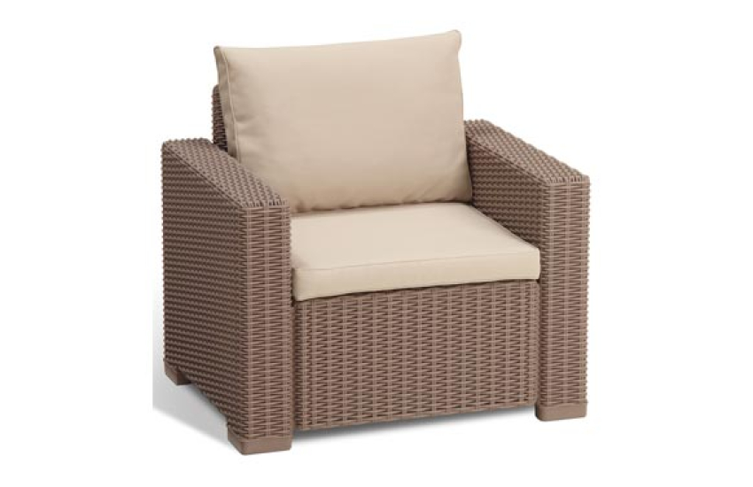 MESA RATAN RESINA CAPUCHINO