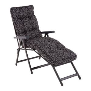CHAISE LONGUE PLIANTE ALBA AVEC REPOSE-PIEDS